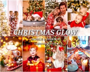 Christmas Glow Lightroom Presets 10 XMas Presets Holiday Filters