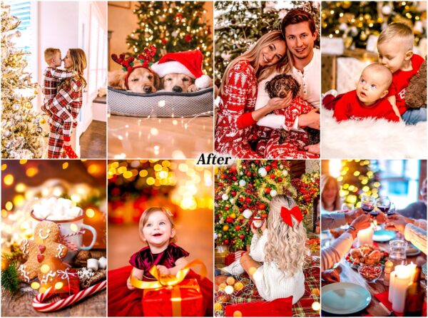 Christmas Glow Lightroom Presets 10 XMas Presets Holiday Filters - Image 3