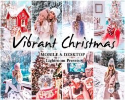 Vibrant Christmas Lightroom Presets 15 XMas Presets