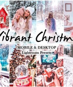 Vibrant Christmas Lightroom Presets 15 XMas Presets