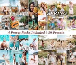 Spring Easter Lightroom Presets 50 Spring Filters Bundle Mobile Desktop Presets